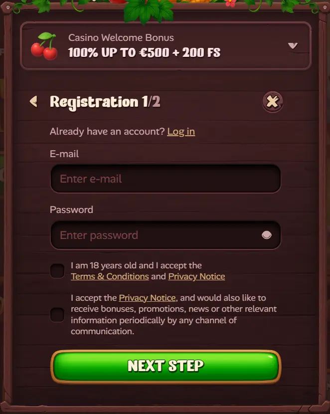 roostino-registration